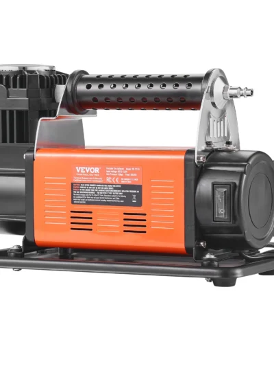 SucceBuy Tire Inflator Compressor 6-10 CFM Heavy Duty Air Compressor Dual-Cylinder 150PSI Air Pump